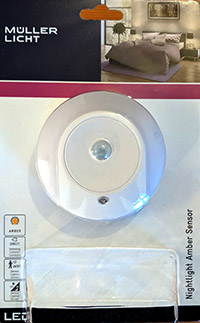 Müller Licht – LED Nightlight Amber Sensor