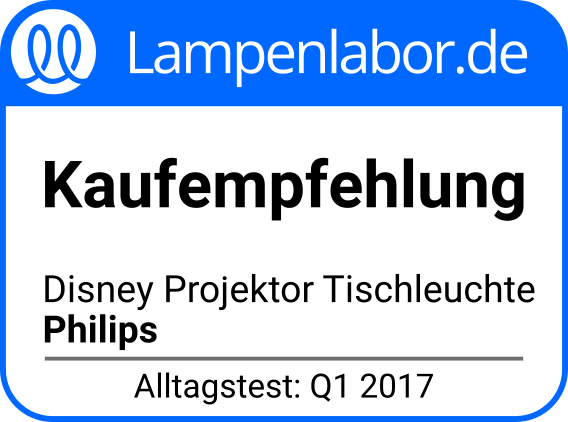 Lampenlabor Kaufempfehlung: Philips Disney Projektor Tischleuchte