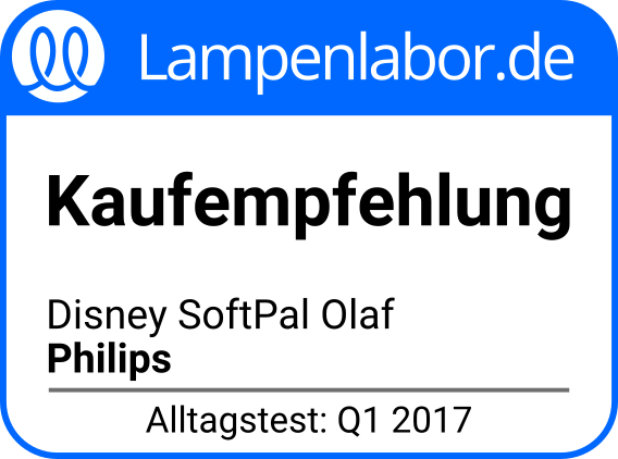 Lampenlabor Kaufempfehlung: Philips Disney SoftPal Olaf