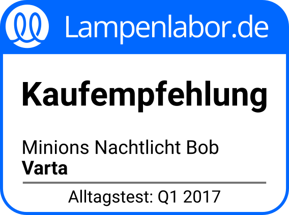 Lampenlabor Kaufempfehlung: Varta Minions Nachtlicht Bob